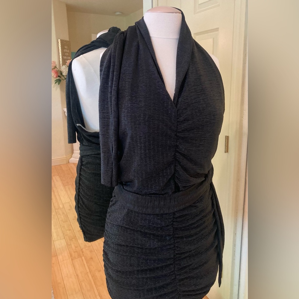 Y2K Fredricks of Hollywood plus -2x ruched dress